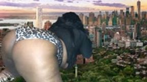 Tiny Human Mark Shoved into Giantess Asshole 4k