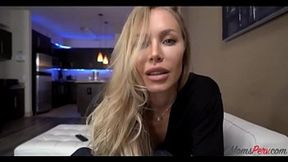 Dirty MILF Seducing Naive Son for Passionate Threesomes & Wild Orgies