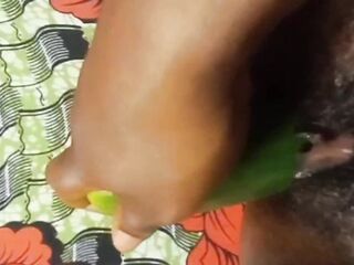 Cyndy Blackslave - Cucumber screw with squirt