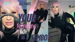 Your Feminine Side As A Fembot: ALL PARTS