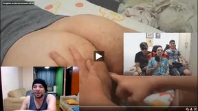 reagindo ao video dos caras do putaria react zoando o meu video dando o meu cu
