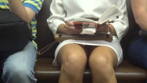 Upskirted in the train