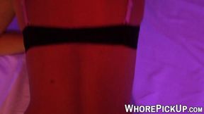 Masked prostitute doggystyled after POV blowjob