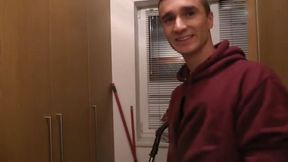 Pretty Czech dude earns cash with his greedy booty
