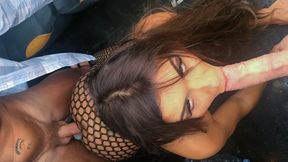Two guys give her loud orgasms