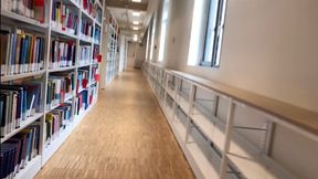 Gay-For-Pay youngster dares too much in the library toilets