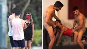 Mexican Housewife Beds Two Dudes In Filthy Triangular Action