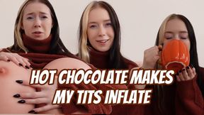 Hot Chocolate Makes my Boobs Inflate TWICE!