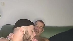 Pappy taking giant-sized dick with no condoms