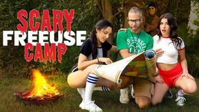 Camp counselor shamelessly uses campers' gals for free use fantasy fuck fest