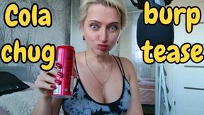 Cola Gulp and Real Burps Fetish Clip