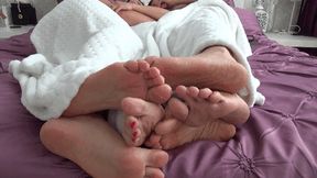FOOT PLAY UNDER THE BLANKET (fp)
