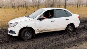 VIKA BROKEN STUCK REVVING HER HUSBANDS CAR_34 MIN_0003
