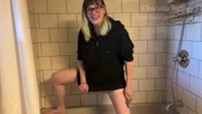 Charlotte Webb's Pee Desperation and Leg Shave