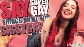 Say Super-Gay Things Until You Sissygasm (HD MP4)