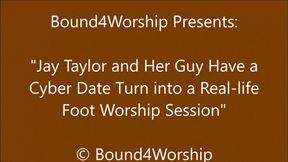 Jay Taylor Enjoys Foot Worship in Self-Bondage - HD
