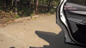 Bound Brunette&#039;s Public Jiggle in Sun-Kissed Shackles!