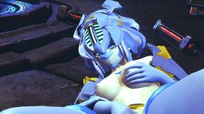 robot girl fingering her self - 3d hentai