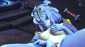 robot girl fingering her self - 3d hentai