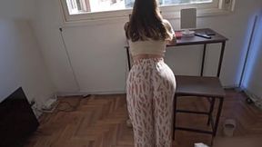 I piss off my stepsister and she gives me the fuck of my life with her tight ass