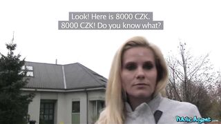 Public Agent Blonde MILF with Big Boobs Fucks a Stranger for Cash