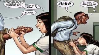 Detention season #2 Ep. #3 - Spanish Professor Wants College College Girl's Huge Ebony Dick