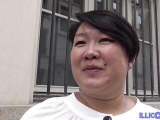 Chunky Oriental mother i'd like to fuck is groaning whilst having hardcore sex with a man this babe has not long ago met