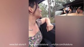 Jerking Off Hiker With Husband In The Car