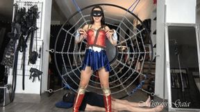 MISTRESS GAIA - WONDER WOMAN TRAMPLING - HD