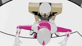Pink Ranger Fucked Hard by White Ranger