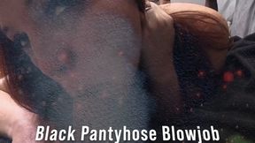 Eves Black Pantyhose Blowjobs 06