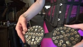 mistress Tirza and Mistress Kelly electro play and use toys on this 2 sluts