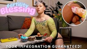 Fertility Blessing: Your Impregnation Guaranteed! - Jaq Quicksilver - Trans Dominant Fills Your Boywomb with Magic Strapon to Get You Pregnant - dom, breeding, easter, creampie, POV - 720p mp4