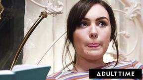 ADULT TIME - College Student Freya Parker Falls For Her Shy Lesbian Tutor Gizelle Blanco