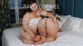 Barefoot Mel and CocoBellaFeetz Booty and Soles JOI