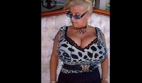 Huge Granny Tits Jerk Off Challenge To The Beat