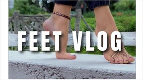 Feet Vlog at the park in Perpignan