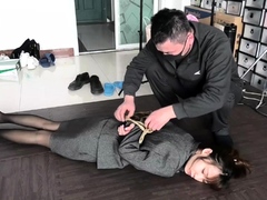 diandian chinese bastinado and bondage