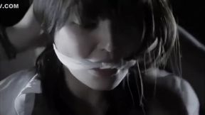 Feisty Brunette Tied Up: Asian Rope Master&#039;s Show