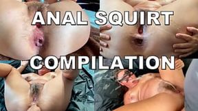 Face-fucked, pussy&#x270C;-piled, squirting wet, moaning orgasmic anal&#x1F44C; delight, hairy holes & gaping assholes, sloppy wet sex