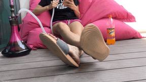 DIRTY FEET SMOKING HOOKAH - MP4 HD