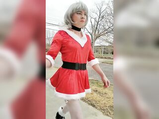 Exhibitionist Crystal Caged Claus, 1