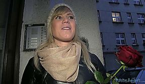 Horny polish young slut preparing for a cock