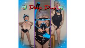 Swim suit, snorkel, mask and a vibrator