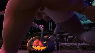 Aunty Cass Anal Sex Halloween Special