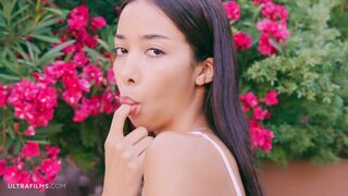 ULTRAFILMS Cute ans slim girl Naomi Hill asking us to fuck her in this hot solo video