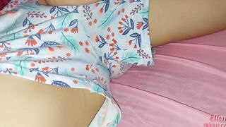 private sex tape with my stepsister first time inside her bed we do things under the covers I pounded her pink cunt