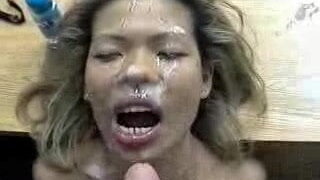 Asian whore anal fucked