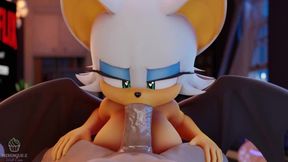 Rouge the bat craves deep-throated blowjobs on BBCs &#x00A6; Merengue Z