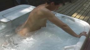 Mature Jennifer Hot Tub Fun With BBC! (3 of 6 wmv)